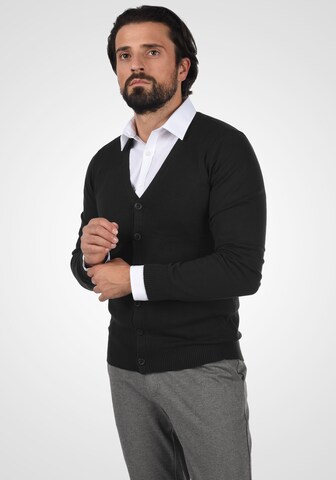 BLEND Knit Cardigan 'Caden' in Black: front