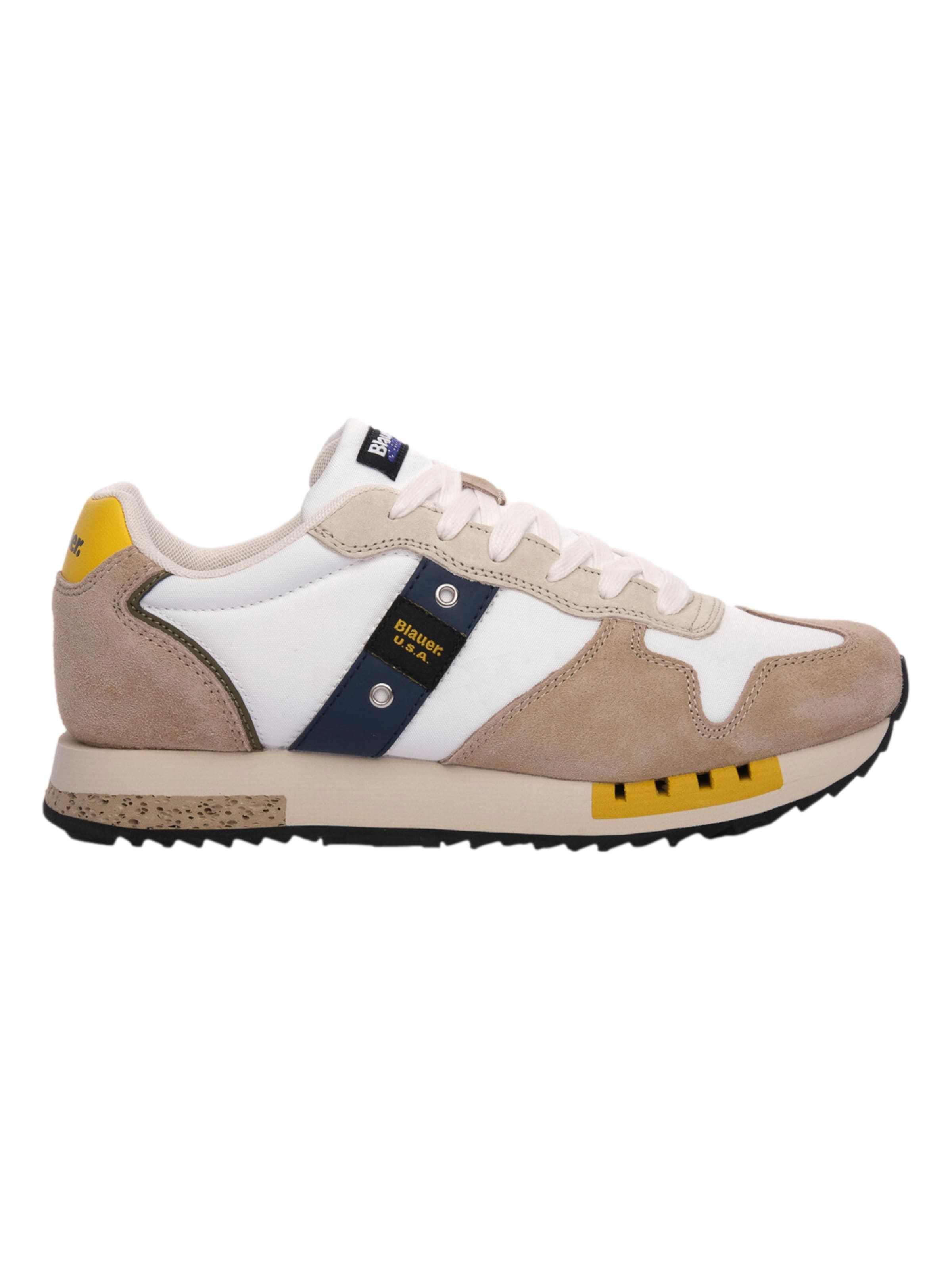 Sneaker bassa 'Queens' di Blauer.USA in marrone: frontale