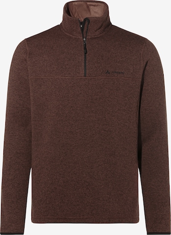 VAUDE Sports sweater 'Rienza III' in Brown: front