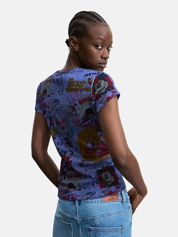 Desigual - Camiseta 'Mickey' en lila
