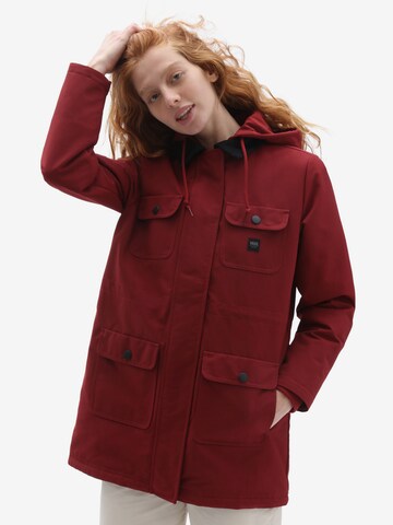 VANS Демисезонное пальто 'WM DRILL II CHORE' в Красный: спереди