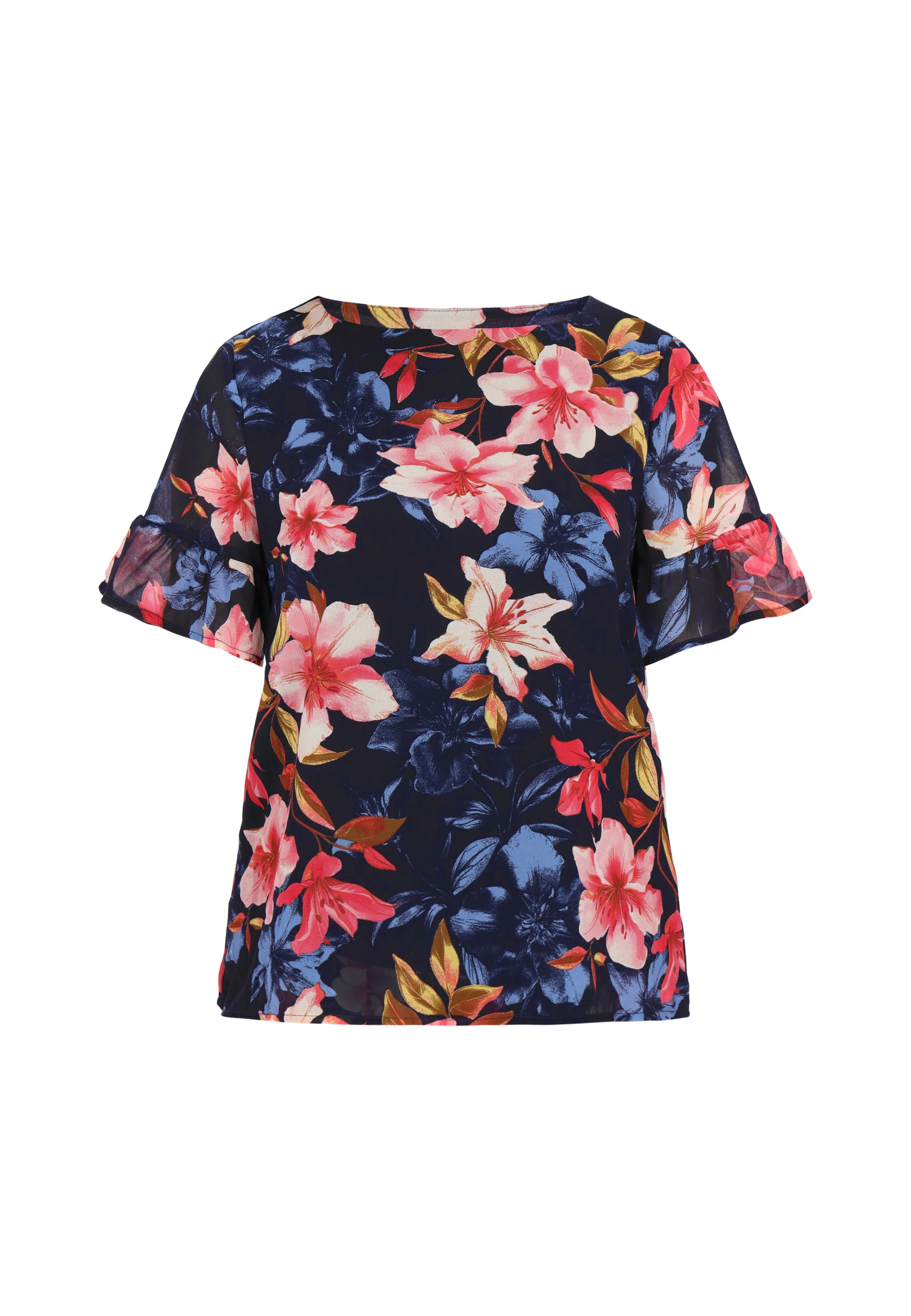 Usha - Blusa em azul: frente