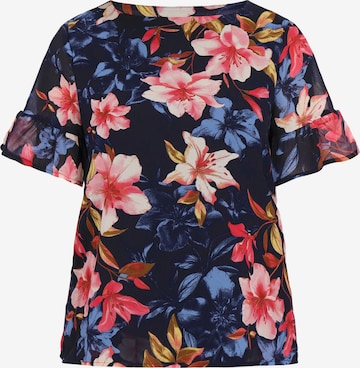 Usha - Blusa em azul: frente