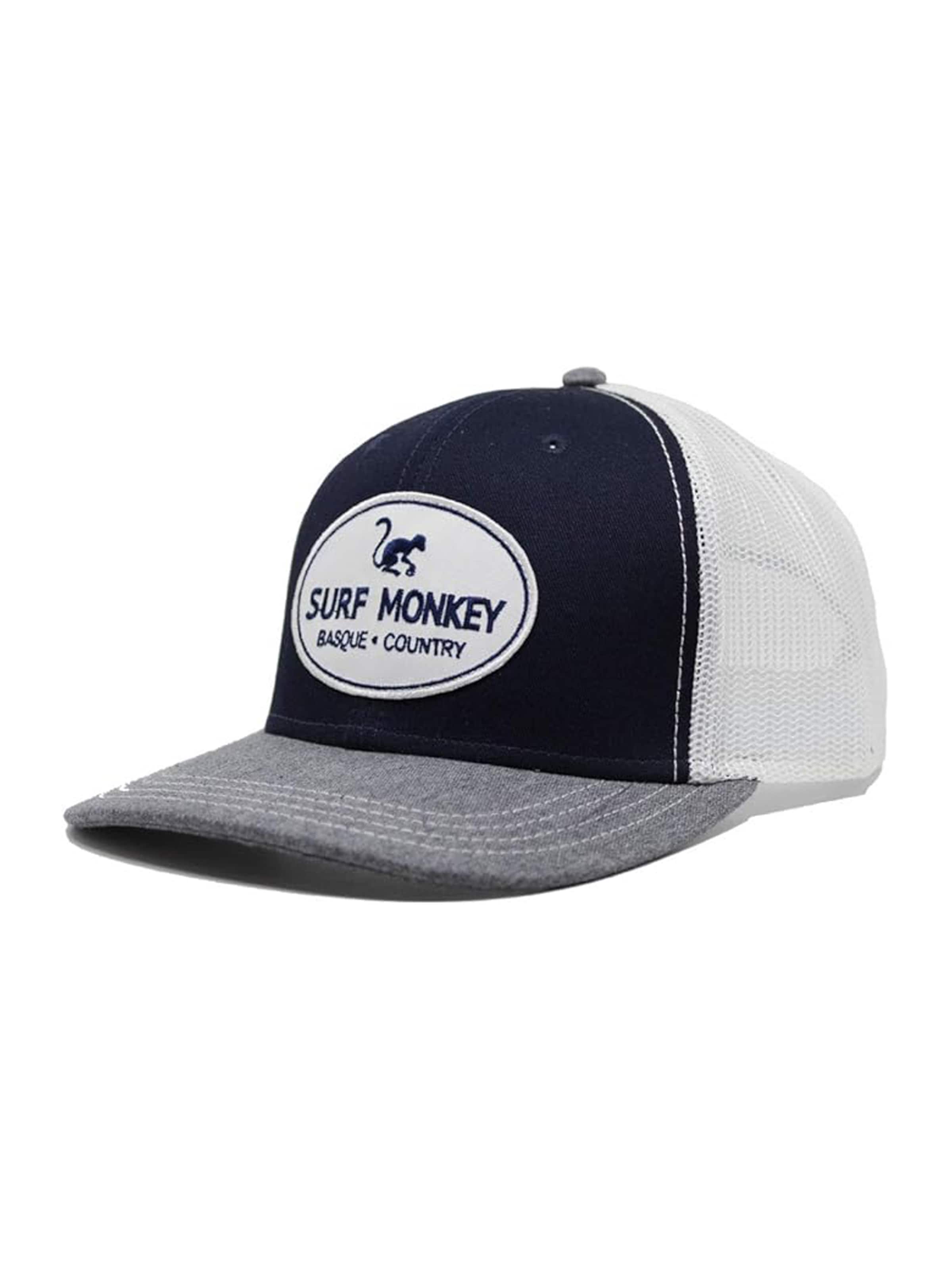 Surf Monkey - Gorra en azul: frente