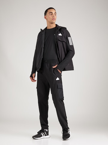 ADIDAS SPORTSWEAR Regular Sportbroek 'City Escape' in Zwart