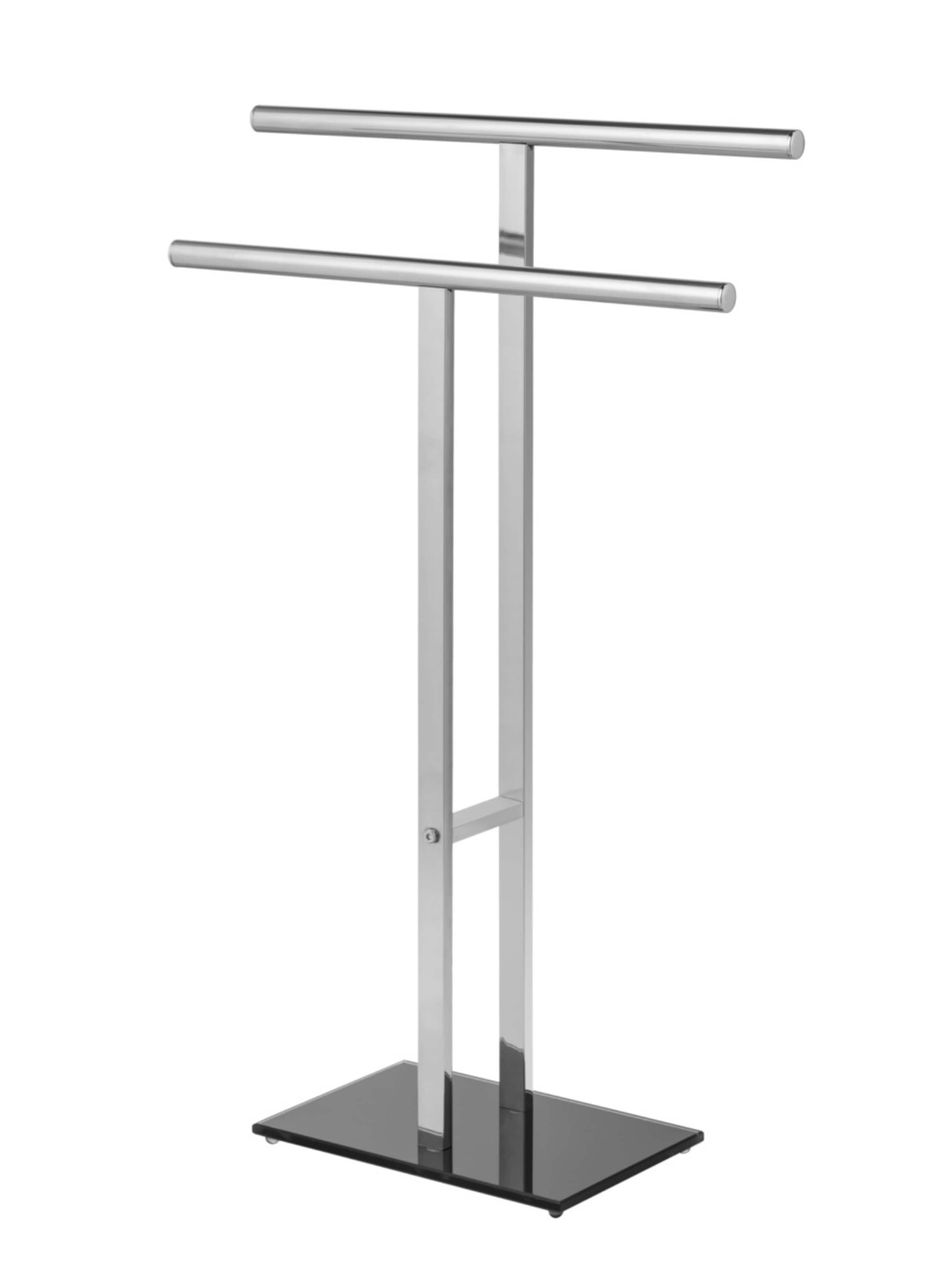 Wenko Handtuchständer 'Lava' in Silber: Vorderseite