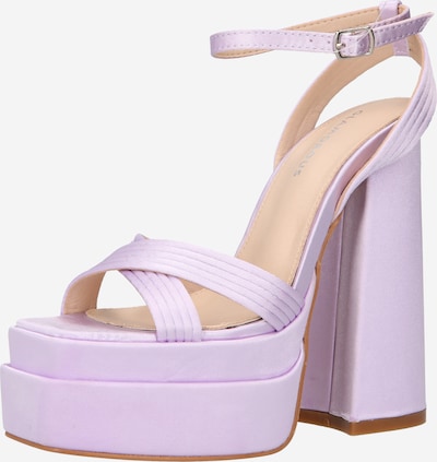 GLAMOROUS Sandales 'LILAC' en violet, Vue avec produit