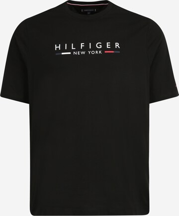 Tommy Hilfiger Big & Tall T-Shirt 'NEW YORK' in Schwarz: predná strana