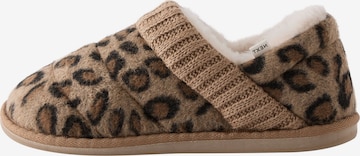 Next Pantofle – hnědá: přední strana