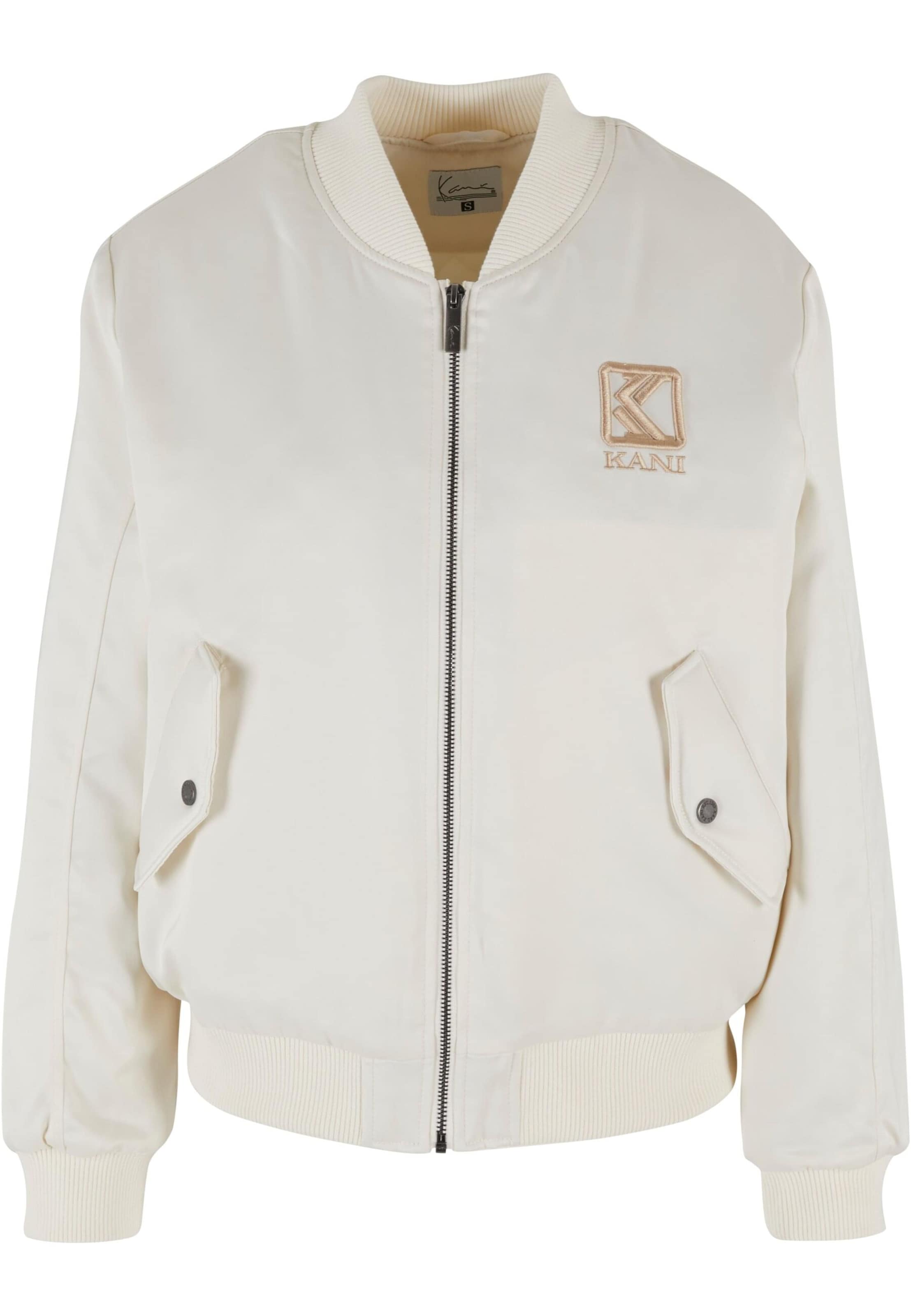 Karl Kani Φθινοπωρινό και ανοιξιάτικο μπουφάν σε λευκό: μπροστά