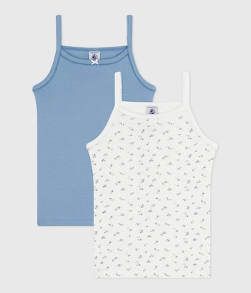 PETIT BATEAU Top w kolorze niebieski: przód