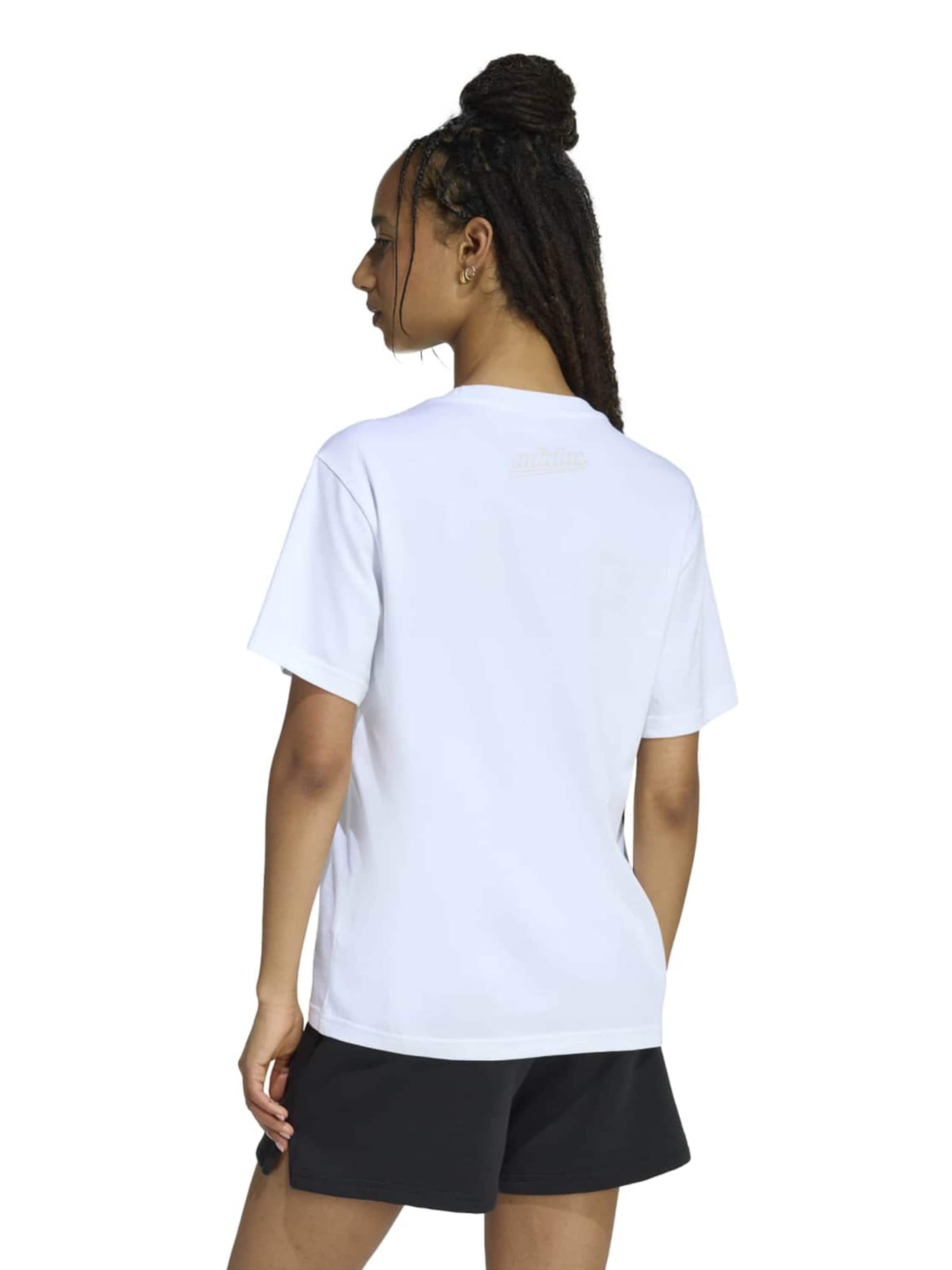 ADIDAS SPORTSWEAR Λειτουργικό μπλουζάκι σε λευκό