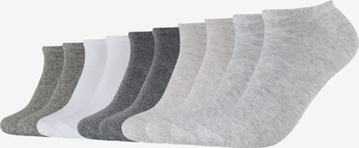 s.Oliver Socken 'Venezia' in grau / hellgrau / dunkelgrau / graumeliert / weiß, Produktansicht