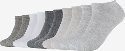 s.Oliver Ankle Socks 'Venezia' in Grey / Light grey / Dark grey / mottled grey / White, Item view