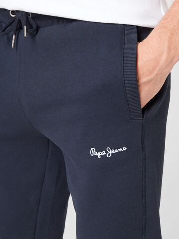 Pepe Jeans Tapered Hose 'LAMONT' in Blau