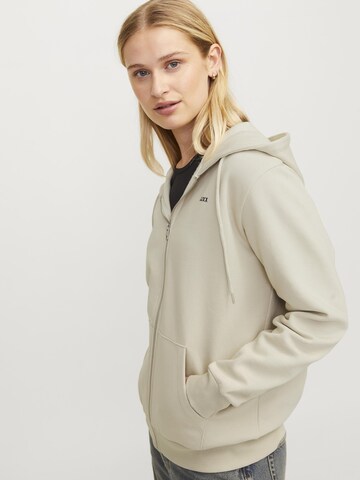 JJXX Zip-Up Hoodie 'JXAbbie' in Beige