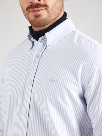 BOSS Slim fit Button Up Shirt 'H-ROAN-BD-E-C1-243' in Blue