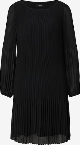 s.Oliver BLACK LABEL Kleid in Schwarz: Vorderseite