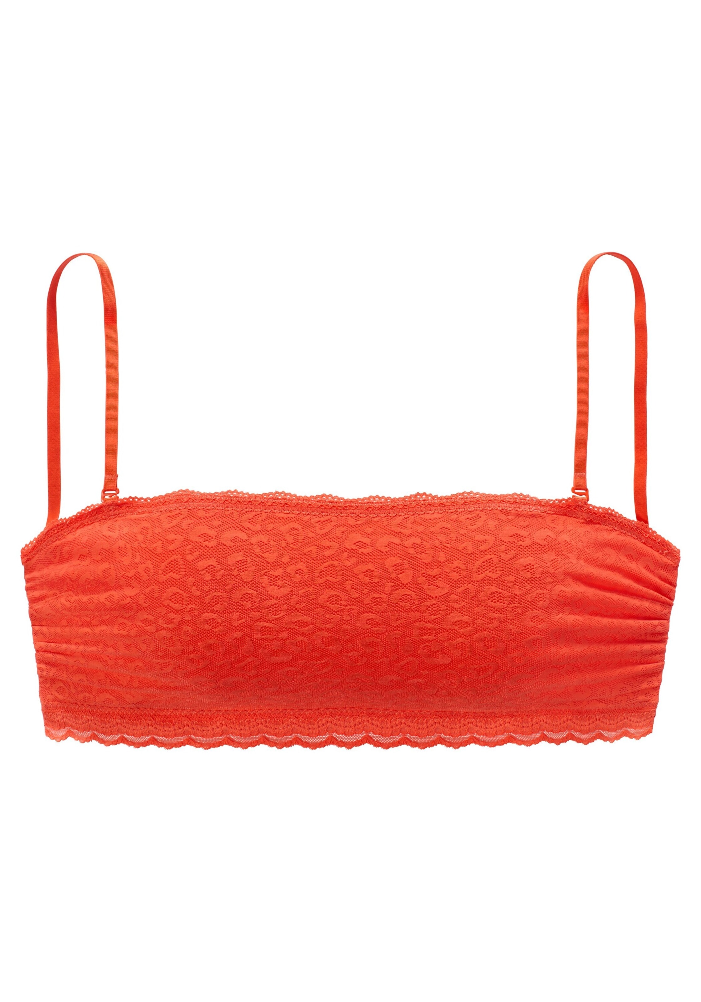 VIVANCE Bandeau BH in Rot: Vorderseite