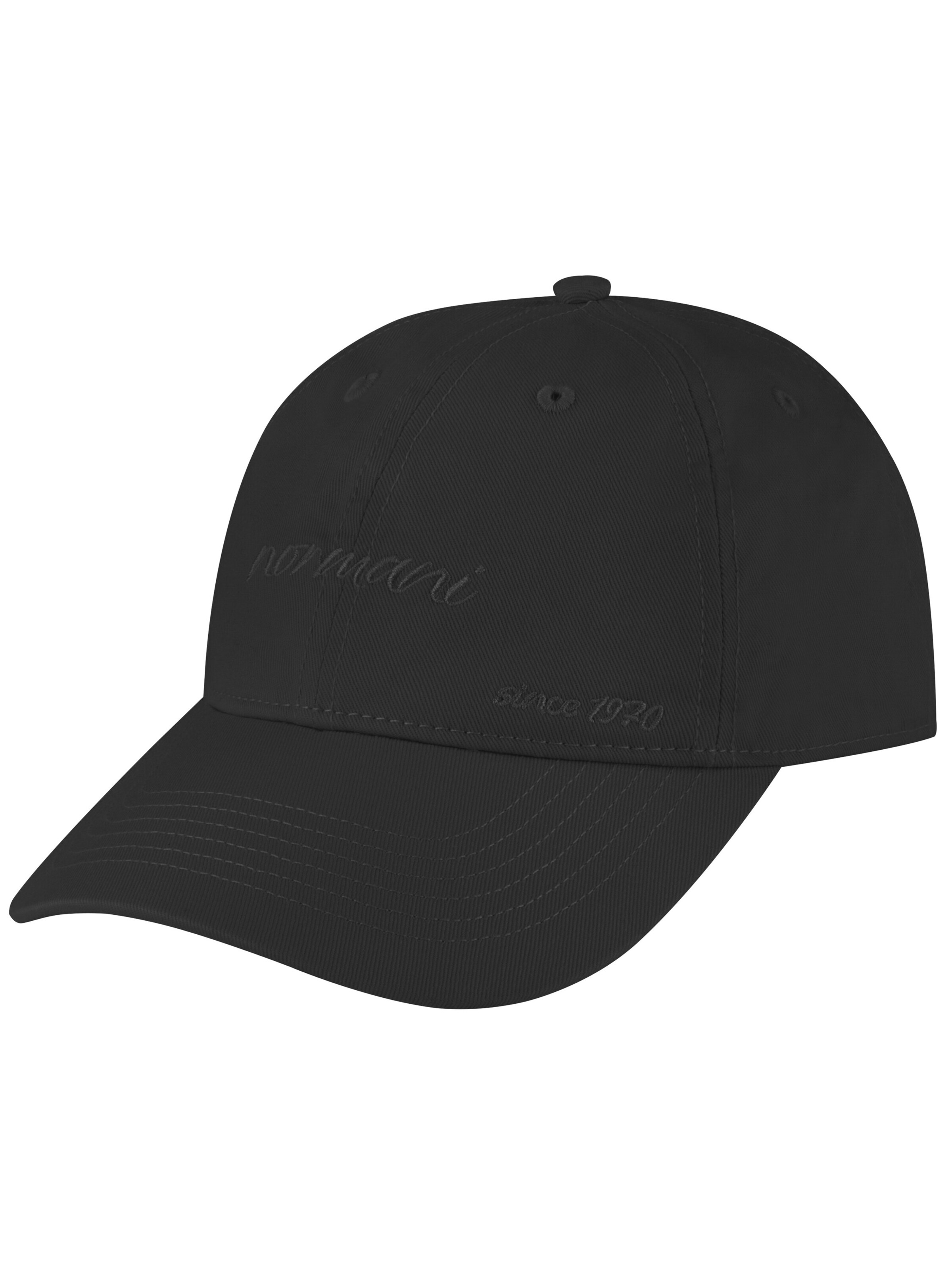 normani Sportcap 'Capul' in Schwarz: Vorderseite