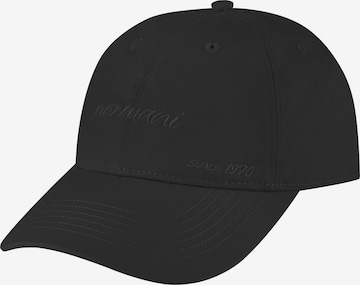 normani Sportcap 'Capul' in Schwarz: Vorderseite