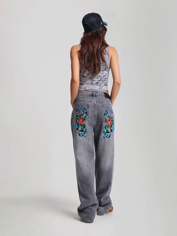 Ed Hardy Loose fit Jeans in Grey