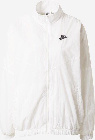 Veste mi-saison Nike Sportswear en blanc : devant