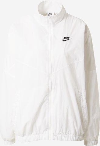 Nike Sportswear Prechodná bunda - biela: predná strana