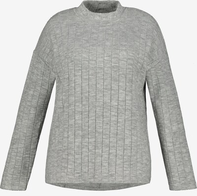 Ulla Popken Sweatshirt in graumeliert, Produktansicht