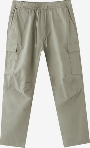 Pull&Bear Cargo trousers in Green: front