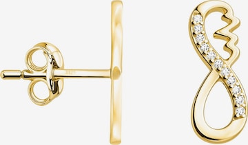 Sofia Milani Ohrringe 'Infinity Heartbeat' in Gold: Vorderseite
