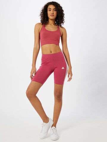 ADIDAS SPORTSWEAR Skinny Sports trousers in Pink
