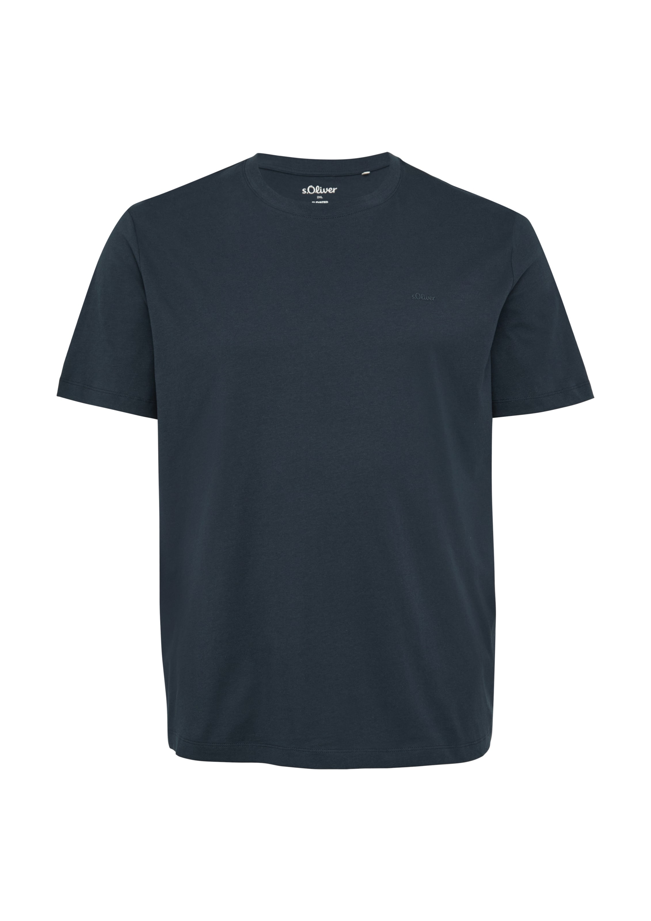 s.Oliver Men Big Sizes T-Shirt in Blau: Vorderseite