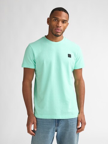 T-Shirt 'Pulsar' Petrol Industries en vert : devant