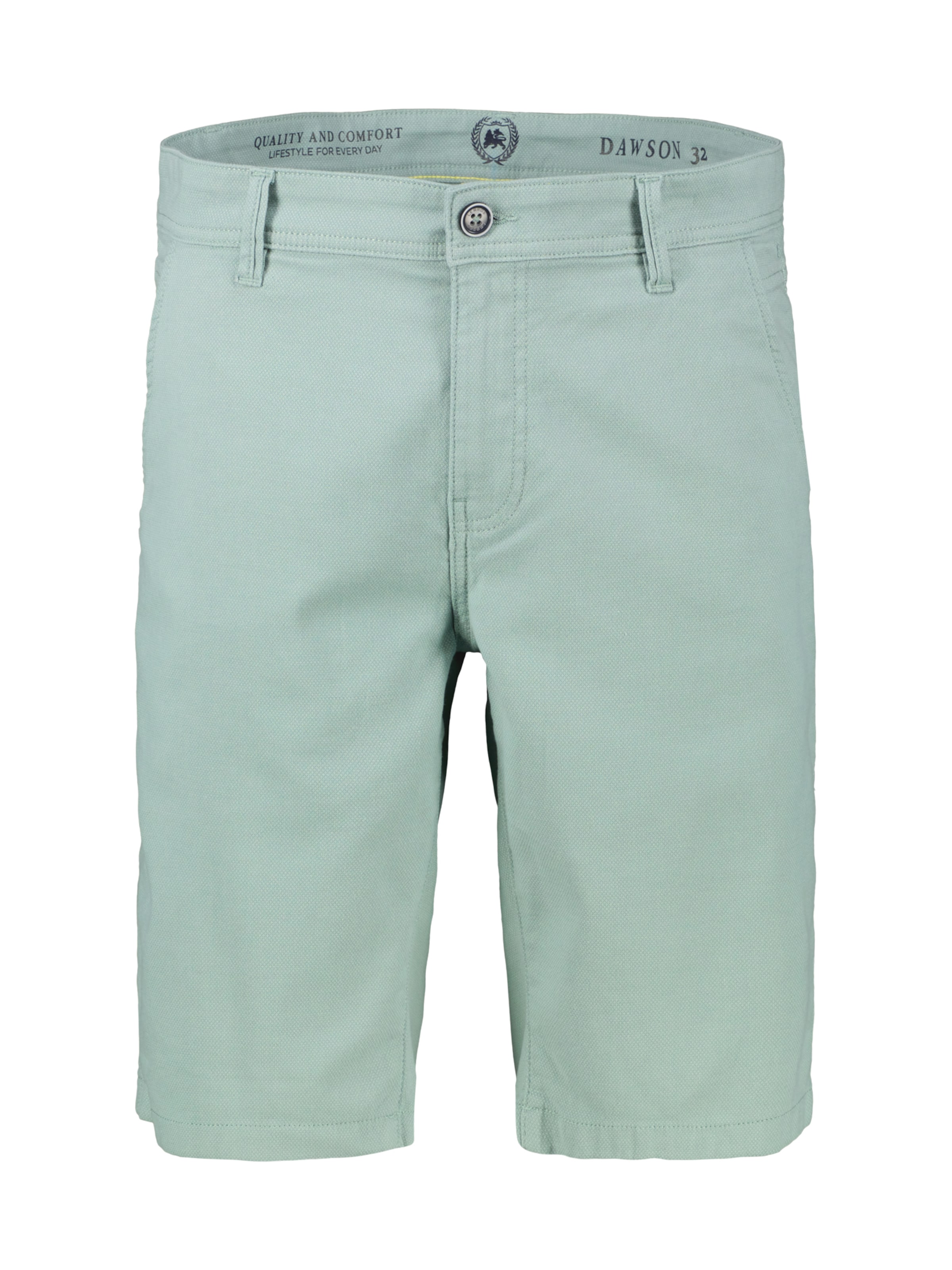 Pantalon chino LERROS en vert : devant