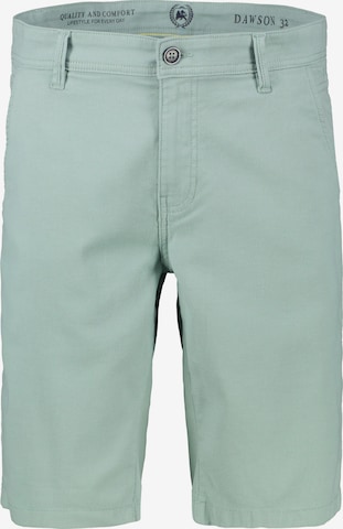 Pantalon chino LERROS en vert : devant