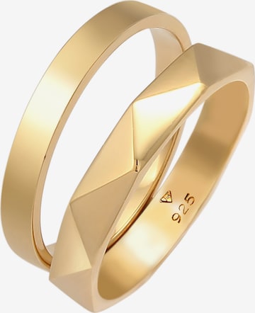 ELLI Ring 'Geo' in Gold: predná strana