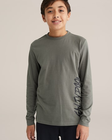 WE Fashion Piżama w kolorze zielony: przód