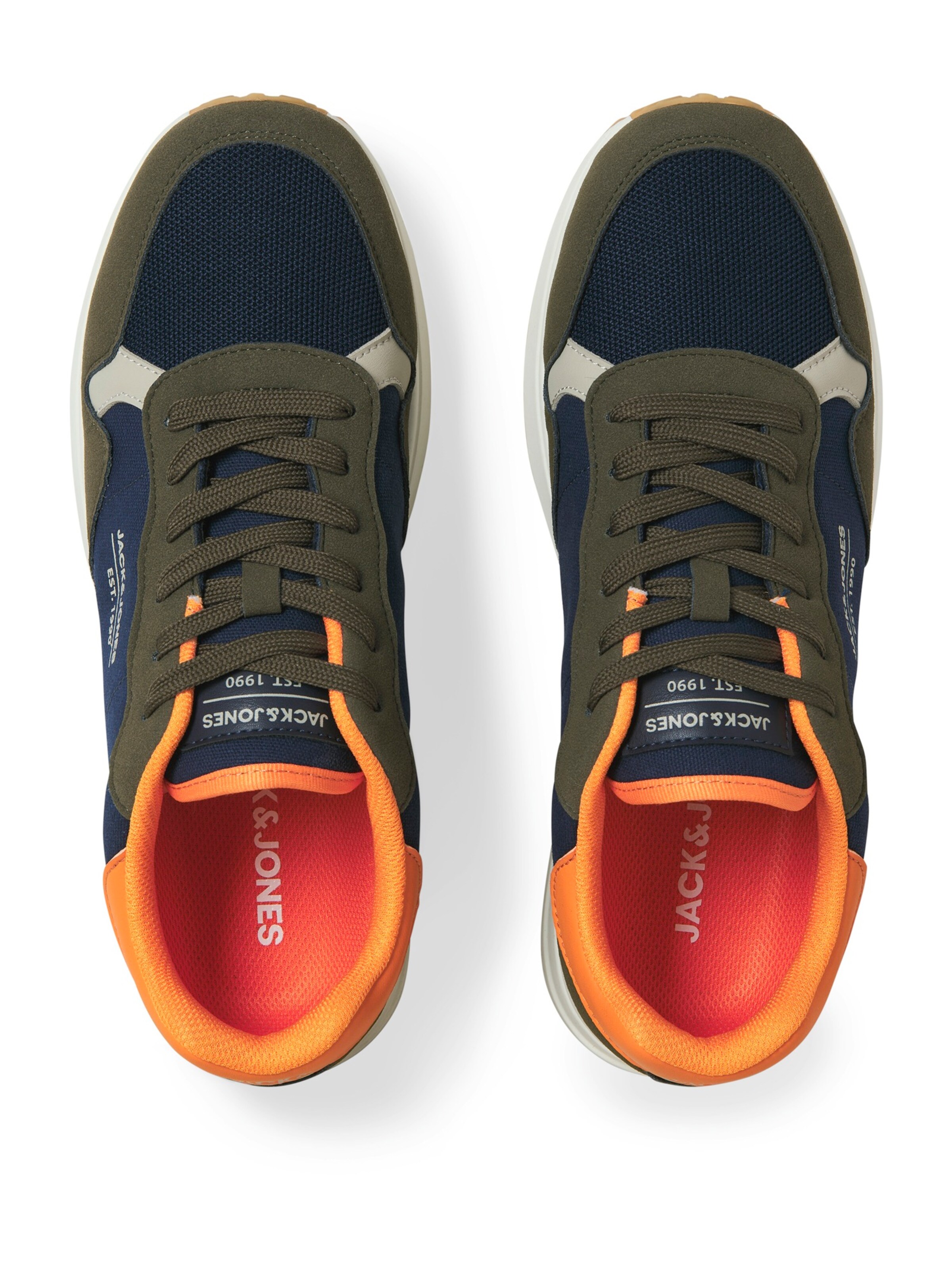 JACK & JONES Matalavartiset tennarit 'JFWBEECH' värissä sininen