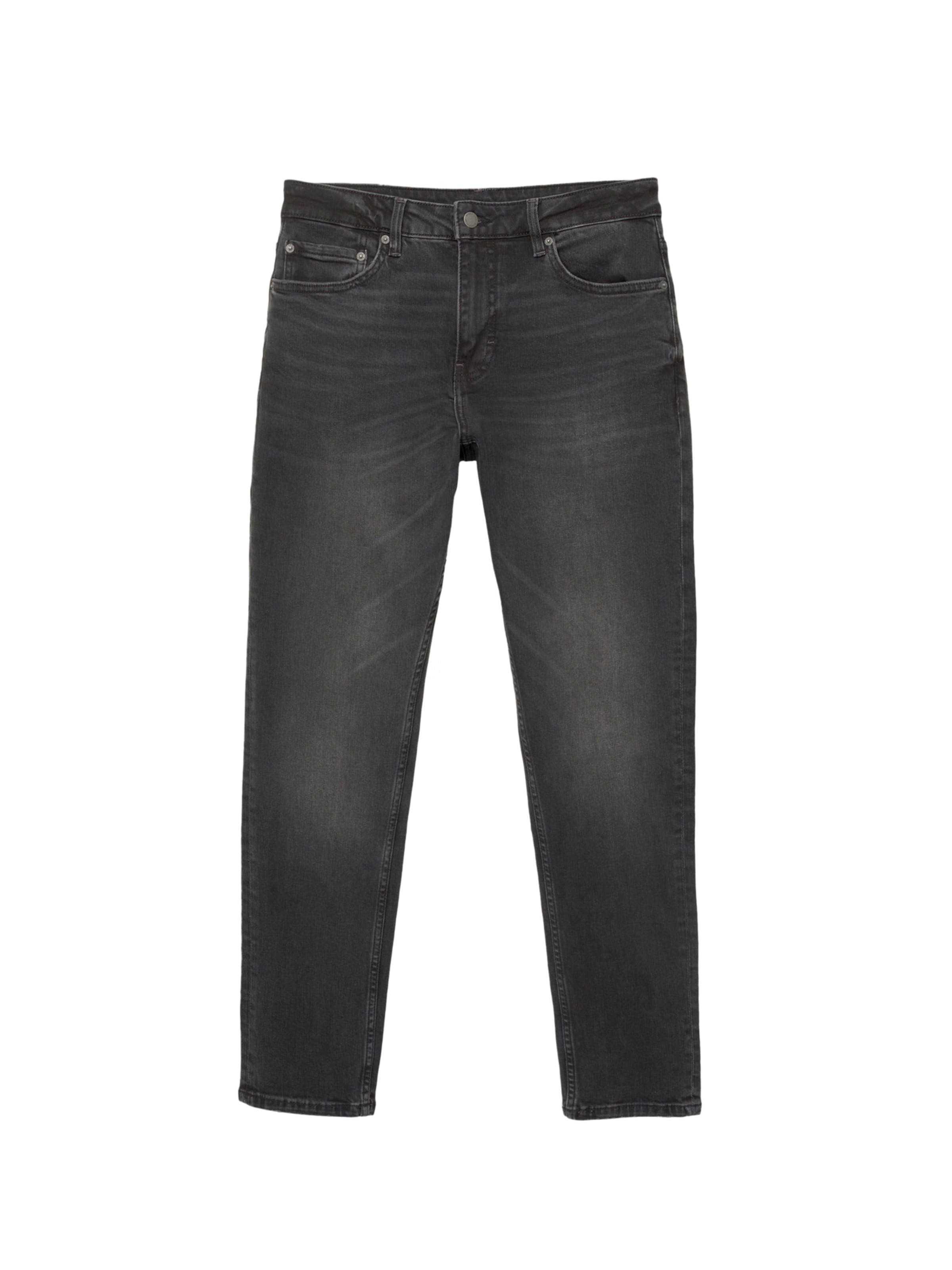 Pull&Bear Slimfit Jeans in Schwarz: Vorderseite