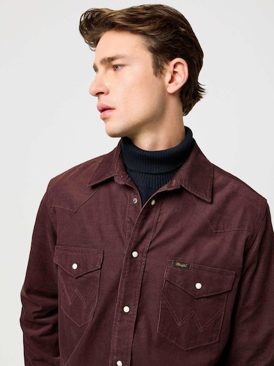 WRANGLER Hemd 'Western Cord Shirt' in braun, Produktansicht