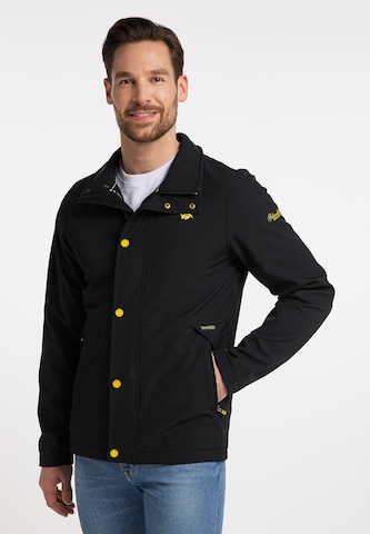 Schmuddelwedda - Chaqueta de entretiempo en negro: frente