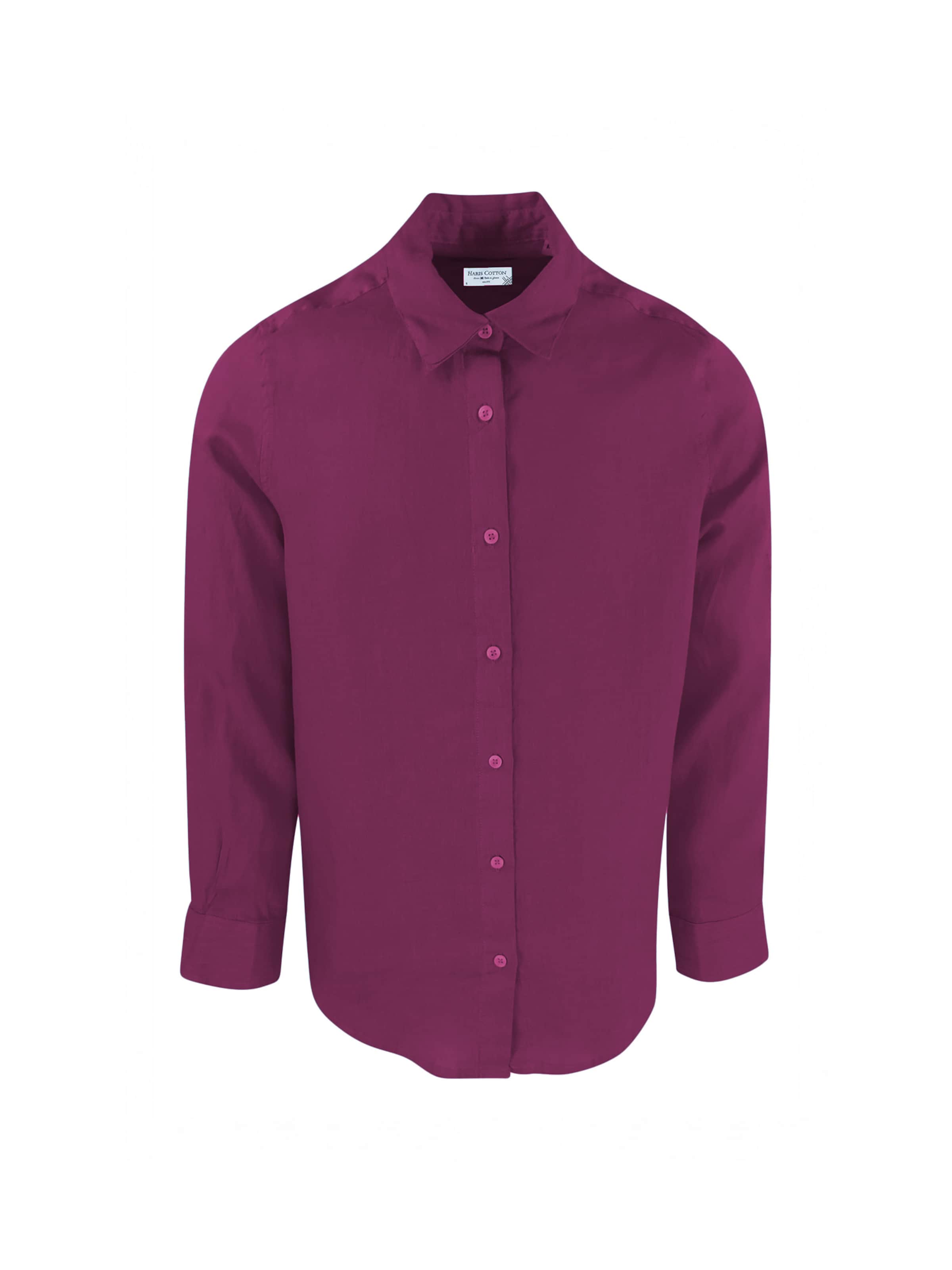 Haris Cotton T-Shirt en cyclamen, Vue avec produit