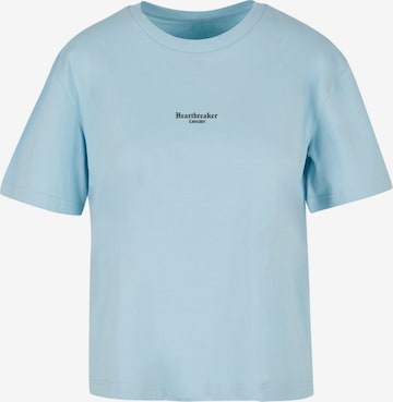 Miss Tee Shirt 'Heartbreaker Lovetaker' in Blue: front