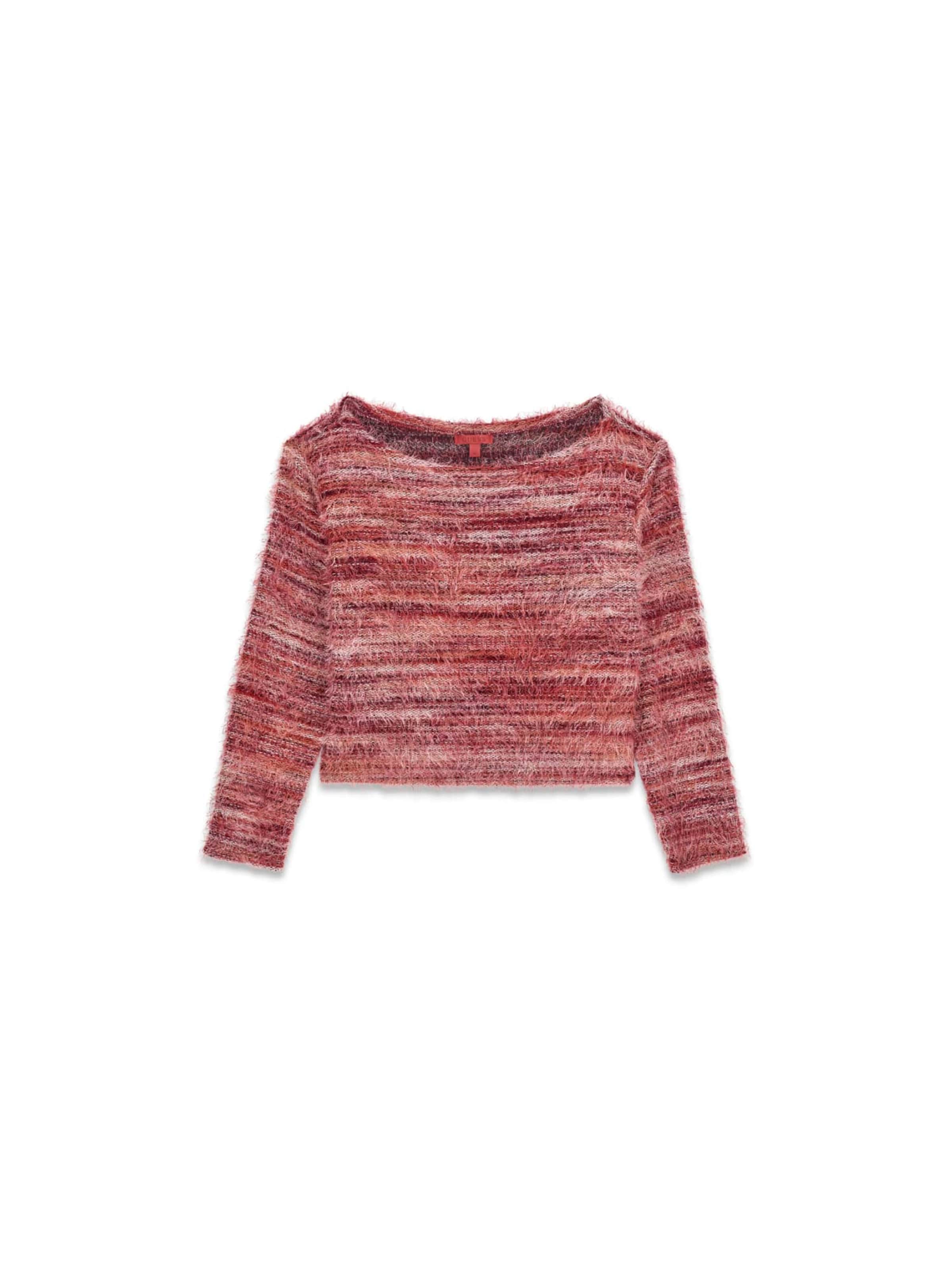 GUESS Pullover in XS in rot / offwhite, Produktansicht