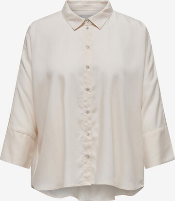 ONLY Carmakoma Blouse in Beige: front