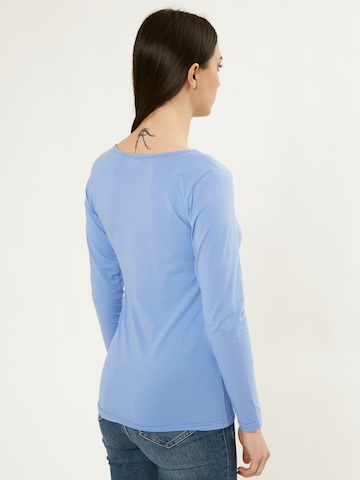 Influencer Shirt in Blau