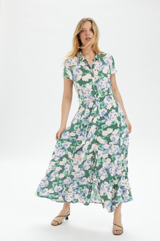 Robe-chemise 'Arjana' SOAKED IN LUXURY en vert
