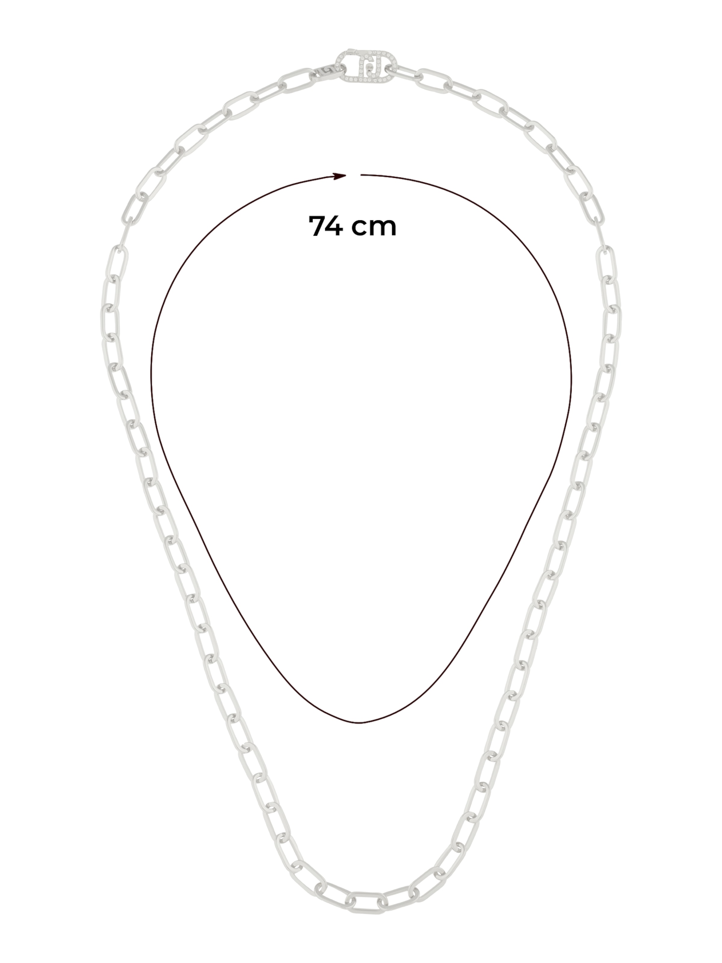 Liu Jo Αλυσίδα σε ασημί