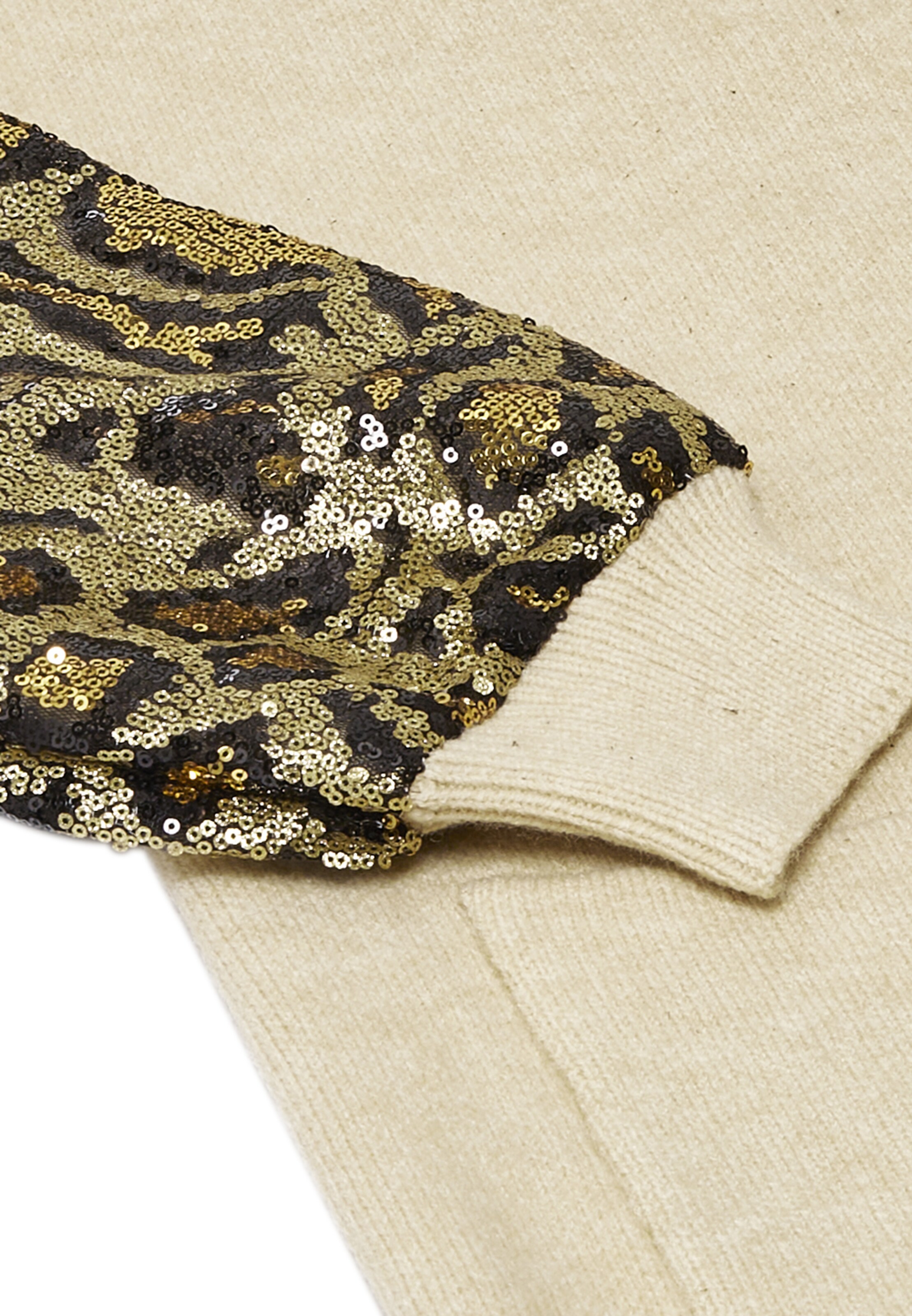 IMANE - Casaco de malha em bege